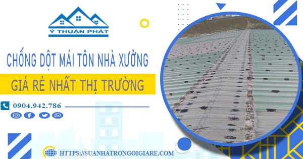 Bảng giá chống dột mái tôn nhà xưởng tại Đồng Nai -【N 2025】