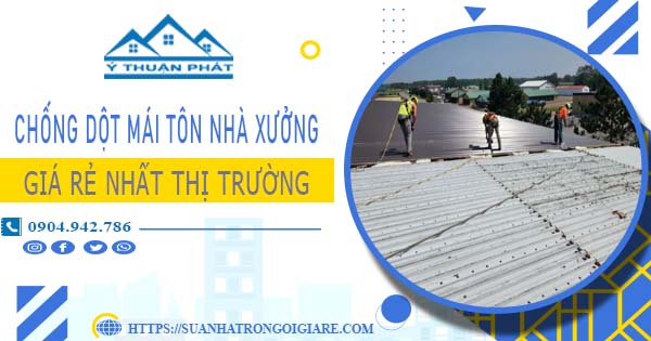 Bảng giá chống dột mái tôn nhà xưởng tại Hà Nội -【N 2025】
