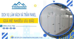 Bảng giá vách và trần Panel tại Bà Rịa -【Ưu đãi giảm 20%】