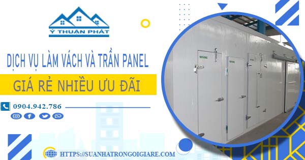 Bảng giá vách và trần Panel tại Bà Rịa -【Ưu đãi giảm 20%】