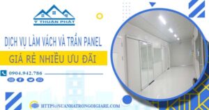 Bảng giá vách và trần Panel tại Bình Dương -【Ưu đãi giảm 20%】