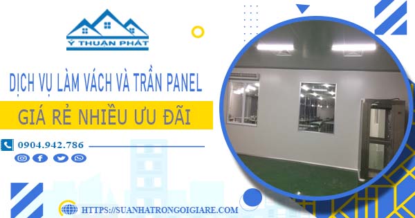 Bảng giá vách và trần Panel tại Bình Phước -【Ưu đãi giảm 20%】