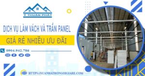 Bảng giá vách và trần Panel tại Cam Ranh -【Ưu đãi giảm 20%】