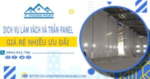 Bảng giá vách và trần Panel tại Củ Chi -【Ưu đãi giảm 20%】