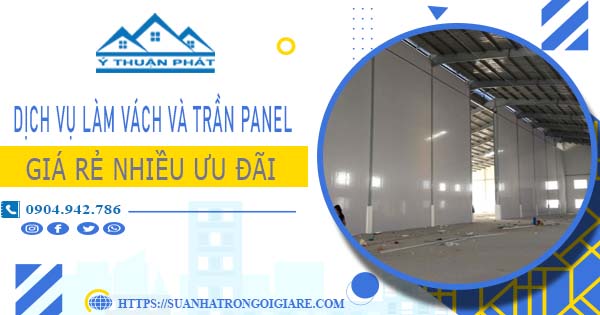Bảng giá vách và trần Panel tại Củ Chi -【Ưu đãi giảm 20%】