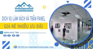Bảng giá vách và trần Panel tại Dĩ An -【Ưu đãi giảm 20%】