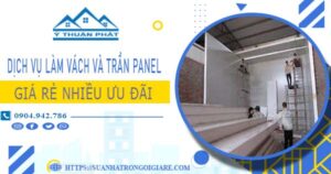 Bảng giá vách và trần Panel tại Gò Vấp -【Ưu đãi giảm 20%】