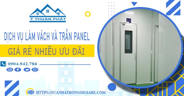 Bảng giá vách và trần Panel tại Hà Nội -【Ưu đãi giảm 20%】