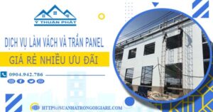 Bảng giá vách và trần Panel tại Hóc Môn -【Ưu đãi giảm 20%】