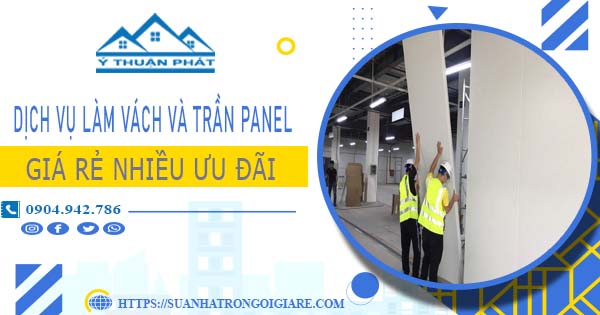 Bảng giá vách và trần Panel tại Khánh Hòa -【Ưu đãi giảm 20%】