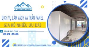 Bảng giá vách và trần Panel tại Long Khánh -【Ưu đãi giảm 20%】