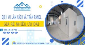 Bảng giá vách và trần Panel tại Long Thành -【Ưu đãi giảm 20%】