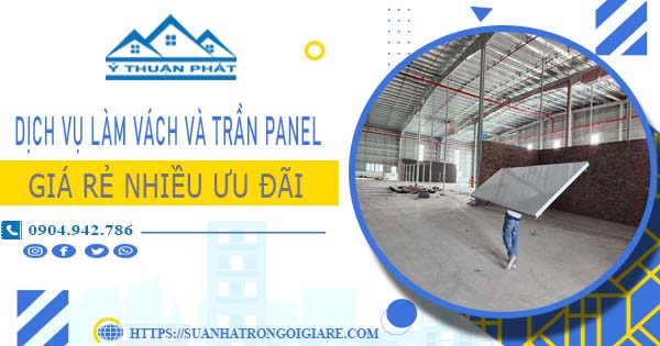 Bảng giá vách và trần Panel tại Nhà Bè -【Ưu đãi giảm 20%】