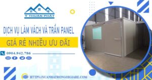 Bảng giá vách và trần Panel tại Nha Trang -【Ưu đãi giảm 20%】