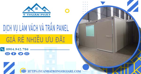 Bảng giá vách và trần Panel tại Nha Trang -【Ưu đãi giảm 20%】