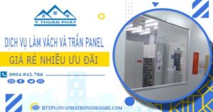 Bảng giá vách và trần Panel tại Quận 1 -【Ưu đãi giảm 20%】