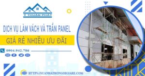Bảng giá vách và trần Panel tại Quận 10 -【Ưu đãi giảm 20%】
