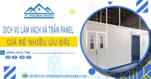 Bảng giá vách và trần Panel tại Quận 2 -【Ưu đãi giảm 20%】