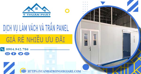 Bảng giá vách và trần Panel tại Quận 2 -【Ưu đãi giảm 20%】