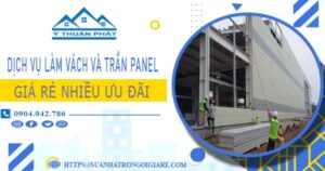 Bảng giá vách và trần Panel tại Quận 3 -【Ưu đãi giảm 20%】