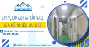 Bảng giá vách và trần Panel tại Quận 5 -【Ưu đãi giảm 20%】