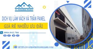Bảng giá vách và trần Panel tại Quận 6 -【Ưu đãi giảm 20%】