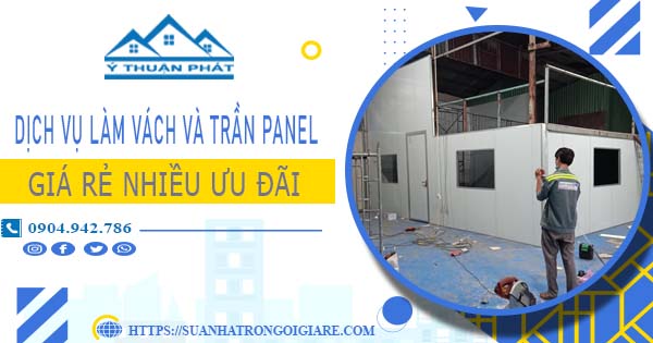 Bảng giá vách và trần Panel tại Quận 9 -【Ưu đãi giảm 20%】