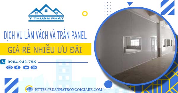 Bảng giá vách và trần Panel tại Tân Bình -【Ưu đãi giảm 20%】