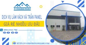 Bảng giá vách và trần Panel tại Tân Uyên -【Ưu đãi giảm 20%】