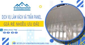 Bảng giá vách và trần Panel tại Thủ Đức -【Ưu đãi giảm 20%】
