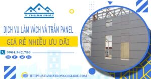Bảng giá vách và trần Panel tại Thuận An -【Ưu đãi giảm 20%】