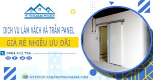 Bảng giá vách và trần Panel tại TpHCM -【Ưu đãi giảm 20%】
